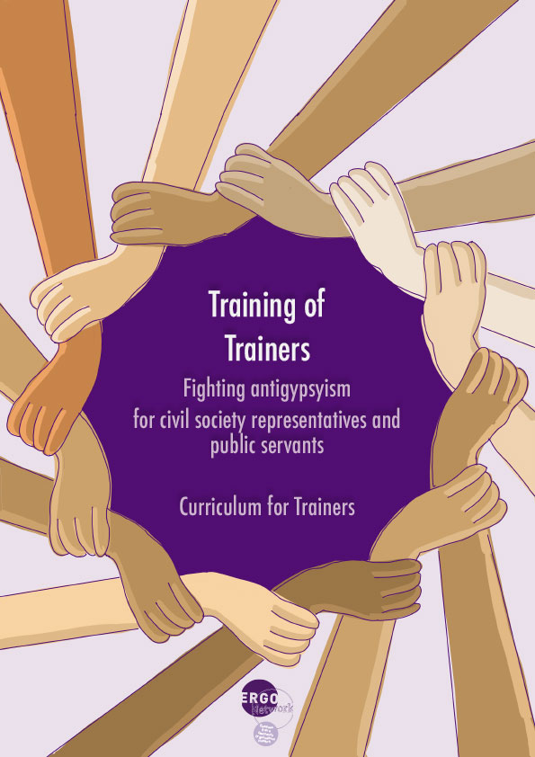 Ergo Network Training of Trainers Manual: Fighting antigypsyism for civil society representatives and public servants Document cover
