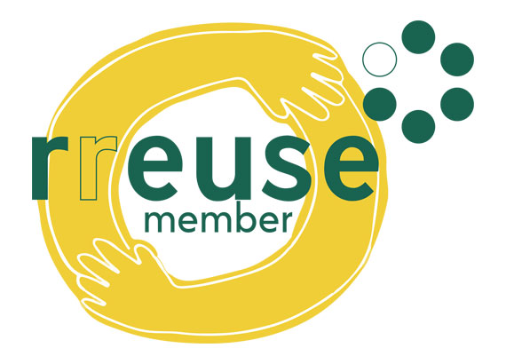 RREUSE: 20th years anniversary and members logo